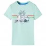 Camiseta infantil verde menta claro 104 de , Camisetas para niños - Ref: Foro24-12045, Precio: 8,32 €, Descuento: %