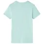 Camiseta infantil verde menta claro 104 de , Camisetas para niños - Ref: Foro24-12045, Precio: 8,32 €, Descuento: %