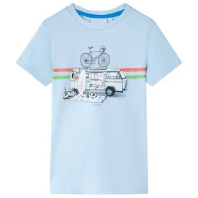 Camiseta infantil azul claro 92 de , Camisetas para niños - Ref: Foro24-12039, Precio: 8,32 €, Descuento: %