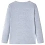 Camiseta infantil de manga larga gris melange 116 de , Camisetas para niños - Ref: Foro24-13261, Precio: 8,59 €, Descuento: %