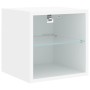 Mueble de TV de pared con luces LED blanco 30x28,5x30 cm de , Muebles TV - Ref: Foro24-836973, Precio: 27,23 €, Descuento: %