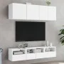 Muebles de pared TV 2 uds madera ingeniería blanco 40x30x30 cm de , Muebles TV - Ref: Foro24-836841, Precio: 42,79 €, Descuen...