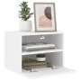 Muebles de pared TV 2 uds madera ingeniería blanco 40x30x30 cm de , Muebles TV - Ref: Foro24-836841, Precio: 42,79 €, Descuen...