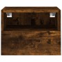 Mueble de pared TV madera ingeniería roble ahumado 40x30x30 cm de , Muebles TV - Ref: Foro24-836848, Precio: 27,70 €, Descuen...