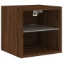 Muebles TV de pared luces LED 2 uds roble marrón 30x28,5x30 cm de , Muebles TV - Ref: Foro24-836986, Precio: 40,39 €, Descuen...