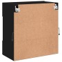 Mueble de TV de pared con luces LED negro 58,5x30x60,5 cm de , Muebles TV - Ref: Foro24-837093, Precio: 57,37 €, Descuento: %