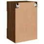 Muebles TV de pared luces LED 2 uds roble marrón 40x30x60,5 cm de , Muebles TV - Ref: Foro24-837091, Precio: 91,73 €, Descuen...