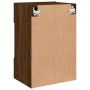 Muebles TV de pared luces LED 2 uds roble marrón 40x30x60,5 cm de , Muebles TV - Ref: Foro24-837091, Precio: 93,38 €, Descuen...