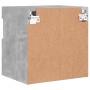 Mueble de TV de pared con luces LED gris hormigón 40x30x40 cm de , Muebles TV - Ref: Foro24-837175, Precio: 34,84 €, Descuent...