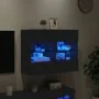 Mueble de TV de pared con luces LED negro 78,5x30x60,5 cm de , Muebles TV - Ref: Foro24-837100, Precio: 67,11 €, Descuento: %