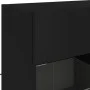 Mueble de TV de pared con luces LED negro 78,5x30x60,5 cm de , Muebles TV - Ref: Foro24-837100, Precio: 67,11 €, Descuento: %