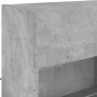 Mueble TV de pared con luces LED gris hormigón 98,5x30x60,5 cm de , Muebles TV - Ref: Foro24-837109, Precio: 88,80 €, Descuen...