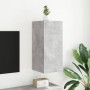 Mueble de TV de pared con luces LED gris hormigón 30,5x35x70 cm de , Muebles TV - Ref: Foro24-837238, Precio: 46,69 €, Descue...