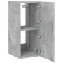 Mueble de TV de pared con luces LED gris hormigón 30,5x35x70 cm de , Muebles TV - Ref: Foro24-837238, Precio: 46,69 €, Descue...