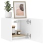 Muebles de TV de pared con luces LED 2 uds blanco 30,5x35x30 cm de , Muebles TV - Ref: Foro24-837219, Precio: 56,92 €, Descue...