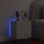 Mueble de TV de pared con luces LED blanco 40,5x35x40 cm de , Muebles TV - Ref: Foro24-837246, Precio: 37,49 €, Descuento: %