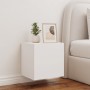Mueble de TV de pared con luces LED blanco 40,5x35x40 cm de , Muebles TV - Ref: Foro24-837246, Precio: 37,49 €, Descuento: %