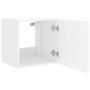 Mueble de TV de pared con luces LED blanco 40,5x35x40 cm de , Muebles TV - Ref: Foro24-837246, Precio: 37,49 €, Descuento: %