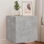 Mueble de TV de pared con luces LED gris hormigón 40,5x35x40 cm de , Muebles TV - Ref: Foro24-837252, Precio: 41,76 €, Descue...