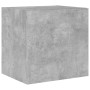 Mueble de TV de pared con luces LED gris hormigón 40,5x35x40 cm de , Muebles TV - Ref: Foro24-837252, Precio: 41,76 €, Descue...