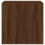 Muebles TV de pared luces LED 2 uds marrón roble 40,5x35x40 cm de , Muebles TV - Ref: Foro24-837259, Precio: 70,81 €, Descuen...