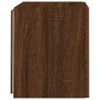 Muebles TV de pared luces LED 2 uds marrón roble 40,5x35x40 cm de , Muebles TV - Ref: Foro24-837259, Precio: 70,81 €, Descuen...