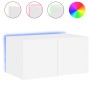 Mueble de TV de pared con luces LED blanco 60x35x31 cm de , Muebles TV - Ref: Foro24-837267, Precio: 47,25 €, Descuento: %