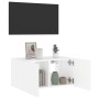 Mueble de TV de pared con luces LED blanco 60x35x31 cm de , Muebles TV - Ref: Foro24-837267, Precio: 47,25 €, Descuento: %