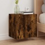 Mueble TV de pared madera ingeniería roble ahumado 40,5x30x40cm de , Muebles TV - Ref: Foro24-836904, Precio: 35,66 €, Descue...