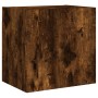 Mueble TV de pared madera ingeniería roble ahumado 40,5x30x40cm de , Muebles TV - Ref: Foro24-836904, Precio: 35,66 €, Descue...