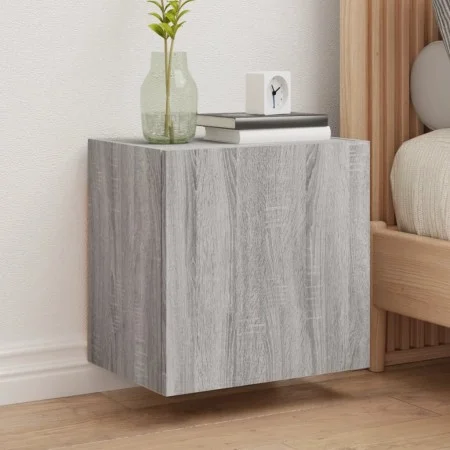 Mueble TV de pared madera ingeniería gris Sonoma 40,5x30x40 cm de , Muebles TV - Ref: Foro24-836906, Precio: 34,79 €, Descuen...