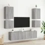 Mueble TV de pared madera ingeniería gris Sonoma 40,5x30x40 cm de , Muebles TV - Ref: Foro24-836906, Precio: 34,79 €, Descuen...