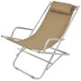 Tumbonas reclinables 2 unidades acero gris topo de vidaXL, Tumbonas - Ref: Foro24-44298, Precio: 158,68 €, Descuento: %
