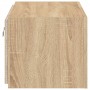 Mueble de TV de pared con luces LED roble Sonoma 60x35x31 cm de , Muebles TV - Ref: Foro24-837271, Precio: 45,86 €, Descuento: %