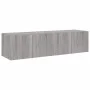 Muebles TV de pared con luces LED 2 uds gris Sonoma 60x35x31 cm de , Muebles TV - Ref: Foro24-837278, Precio: 87,80 €, Descue...