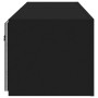 Muebles de TV de pared con luces LED 2 uds negro 80x35x31 cm de , Muebles TV - Ref: Foro24-837284, Precio: 117,45 €, Descuent...