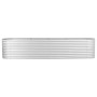 Arriate de acero galvanizado plateado 400x80x81 cm de vidaXL, Maceteros y jardineras - Ref: Foro24-45511, Precio: 259,98 €, D...