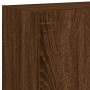Muebles TV de pared luces LED 2 uds marrón roble 60x35x41 cm de , Muebles TV - Ref: Foro24-837315, Precio: 91,90 €, Descuento: %