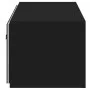 Mueble de TV de pared con luces LED negro 80x35x31 cm de , Muebles TV - Ref: Foro24-837283, Precio: 43,40 €, Descuento: %