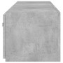 Muebles TV de pared luces LED 2 uds gris hormigón 80x35x31 cm de , Muebles TV - Ref: Foro24-837288, Precio: 112,53 €, Descuen...