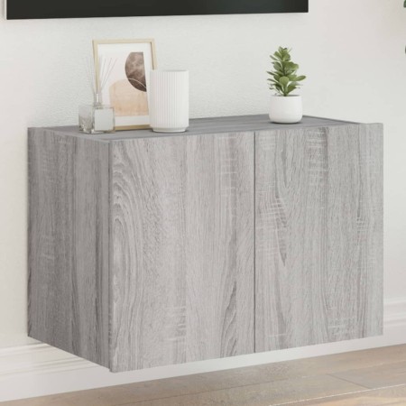 Mueble de TV de pared con luces LED gris Sonoma 60x35x41 cm de , Muebles TV - Ref: Foro24-837312, Precio: 51,84 €, Descuento: %