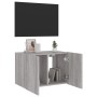 Mueble de TV de pared con luces LED gris Sonoma 60x35x41 cm de , Muebles TV - Ref: Foro24-837312, Precio: 51,84 €, Descuento: %