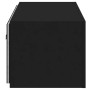 Mueble de TV de pared con luces LED negro 100x35x31 cm de , Muebles TV - Ref: Foro24-837296, Precio: 85,31 €, Descuento: %
