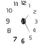 3D wall clock with modern design 100 cm XXL black by vidaXL, Wall clocks - Ref: Foro24-50639, Price: 27,94 €, Discount: %