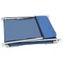 Tumbonas plegables 2 unidades acero y tela azul de vidaXL, Tumbonas - Ref: Foro24-44299, Precio: 92,84 €, Descuento: %