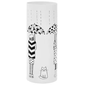 Paragüero mujeres acero blanco de vidaXL, Paragüeros - Ref: Foro24-246801, Precio: 39,59 €, Descuento: %