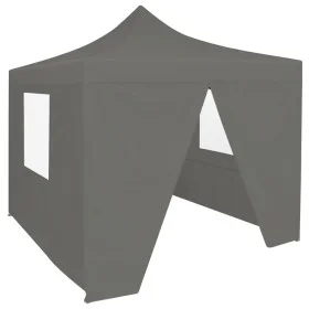 Carpa pleglable Pop-Up con 4 paredes antracita 3x3 m de vidaXL, Carpas y cenadores - Ref: Foro24-44964, Precio: 126,51 €, Des...