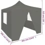 Carpa pleglable Pop-Up con 4 paredes antracita 3x3 m de vidaXL, Carpas y cenadores - Ref: Foro24-44964, Precio: 126,51 €, Des...