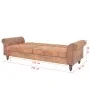 Wandelbares 2-Sitzer-Sofa, Armlehnen aus künstlichem Wildleder braun von vidaXL, Sofas - Ref: Foro24-245584, Preis: 404,22 €,...