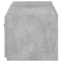 Mueble de TV de pared con luces LED gris hormigón 80x35x31 cm de , Muebles TV - Ref: Foro24-837287, Precio: 62,45 €, Descuent...